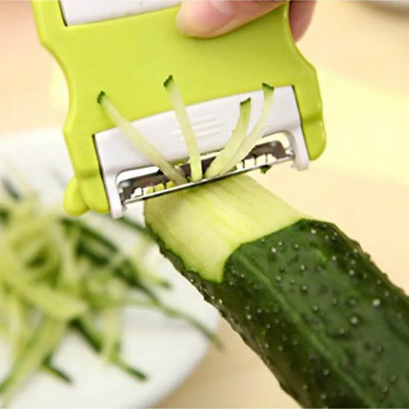 Овощечистка для фруктов и овощей двухсторонняя Складная Многофункциональная