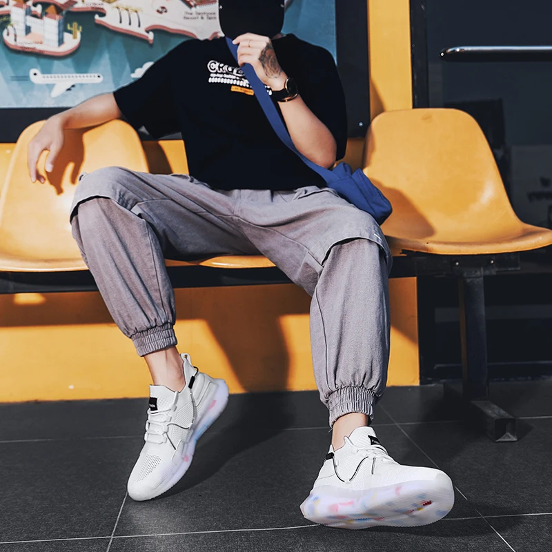 Кроссовки мужские дышащие для бега весны 2021 |