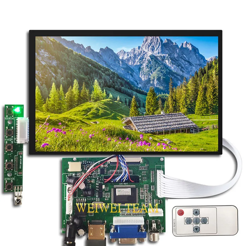 

For Raspberry Pi 3 LCD Screen 7 inch 1280X800 39PIN N070ICG-LD1 VGA AV TTL Driver Board For Pcduino Banana Pi 16:10 Display