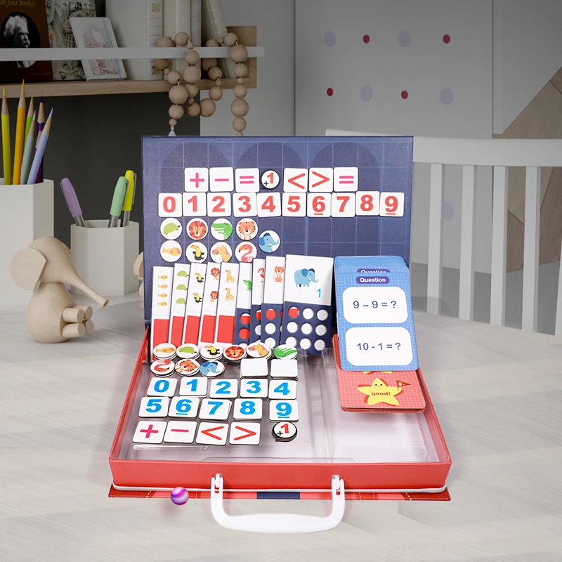 Магнитная игрушка Монтессори математические игрушки арифметика сложение