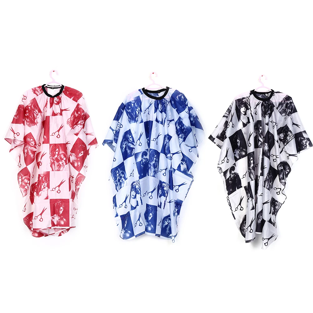 

Hair Cutting Hairdressing Cloth Barbers Hairdresser Large Salon Adult Waterproof Cape Gown Wrap Black Hairdresser Cape Gown Wrap