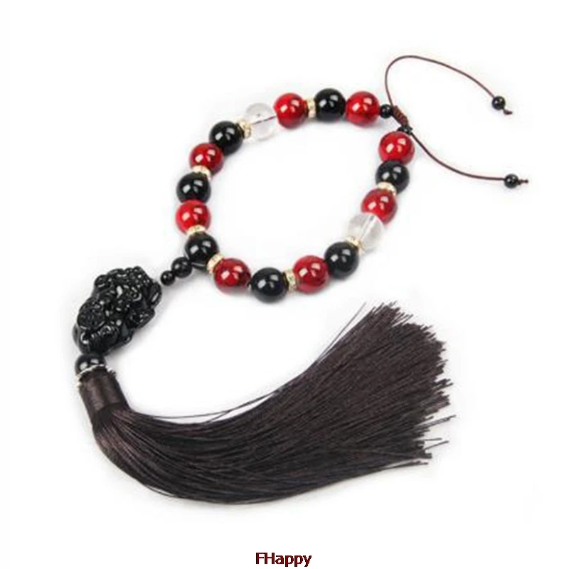 Украшения для автомобиля Будда бусины с храбрыми войсками интерьер зеркало