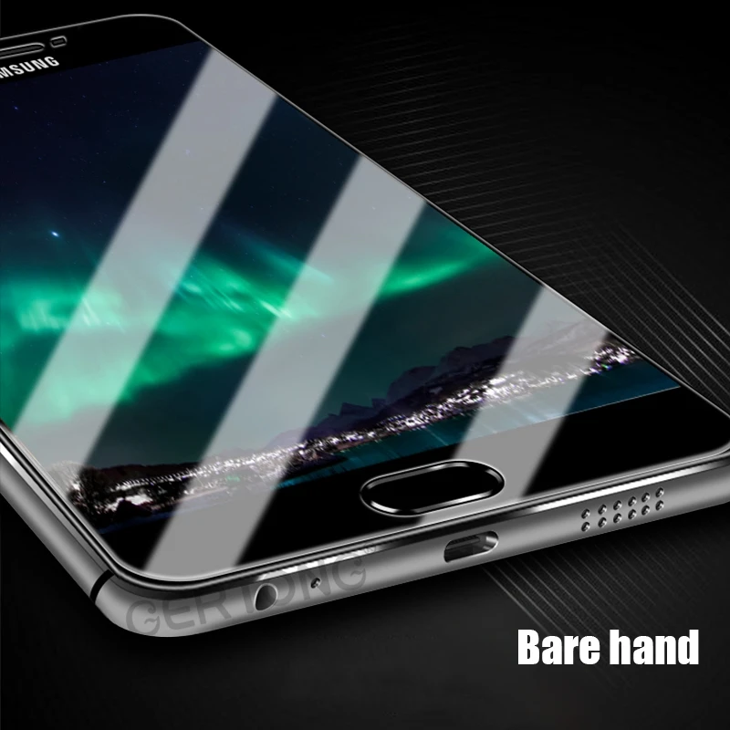 2 шт. закаленное Стекло для samsung Galaxy J3 J330 J5 J530 J7 J730 A3 A5 A7 2017 J320F J510F J710F A8 A6 плюс 2018