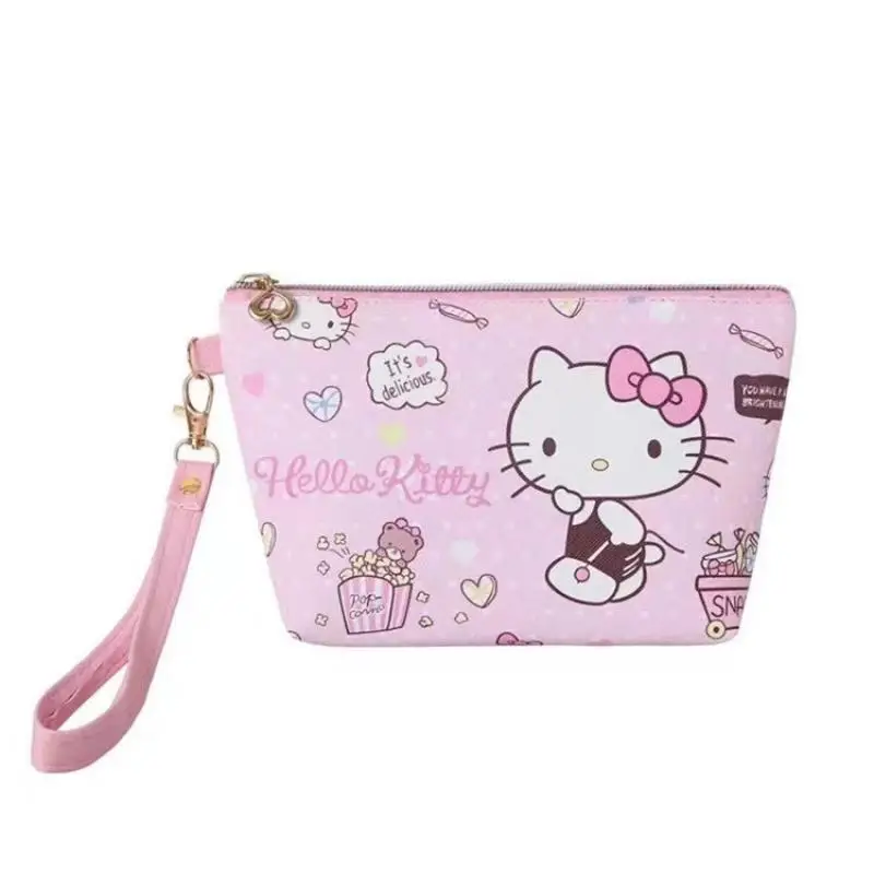 Kawaii аниме мультфильм японский Sanrios My Melody Cinnamoroll Kuromi моющаяся сумка косметичка ПУ