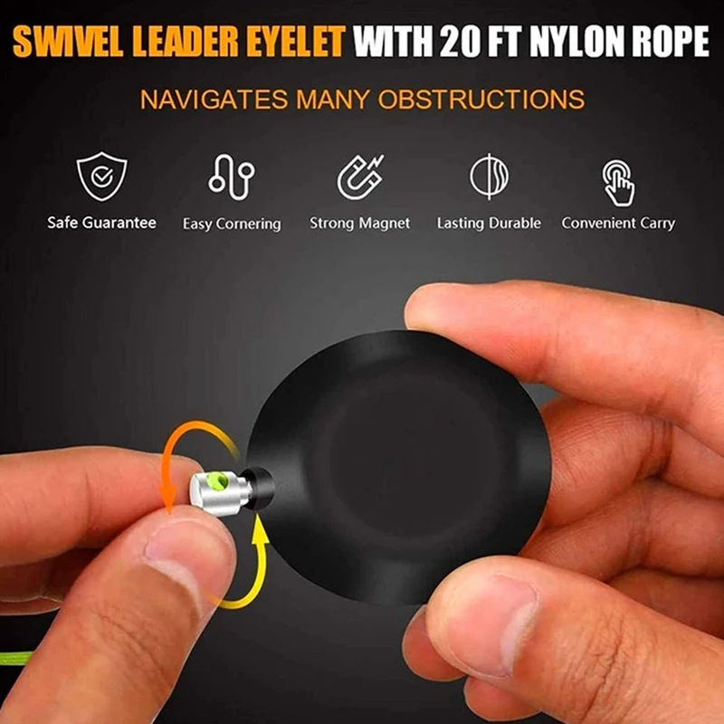 

Wire Pulling System, Wiremag Puller Set Fish Tape Wire Magnetic Cable Fishing Tools Man Fish Tape Wire