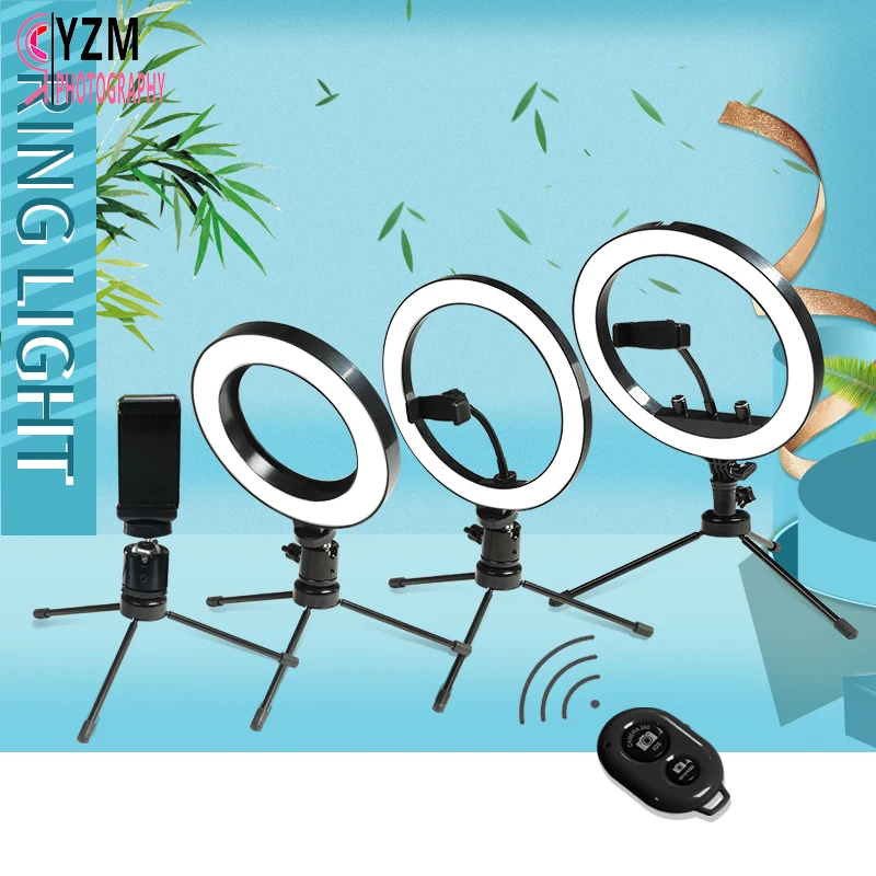 10 дюймов Светодиодная лампа для фотосъемки Красота Макияж заполняющий свет