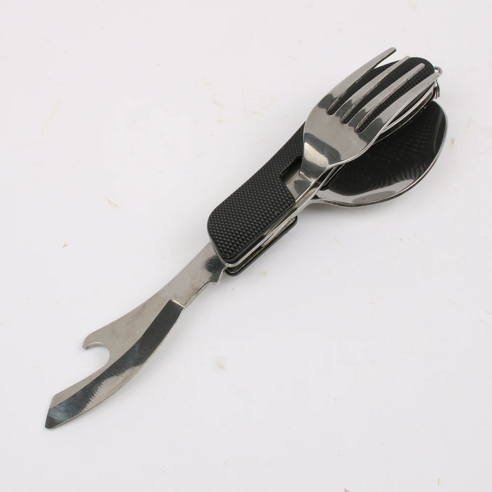 Походные принадлежности для кемпинга многофункциональная Ложка Вилка Нож