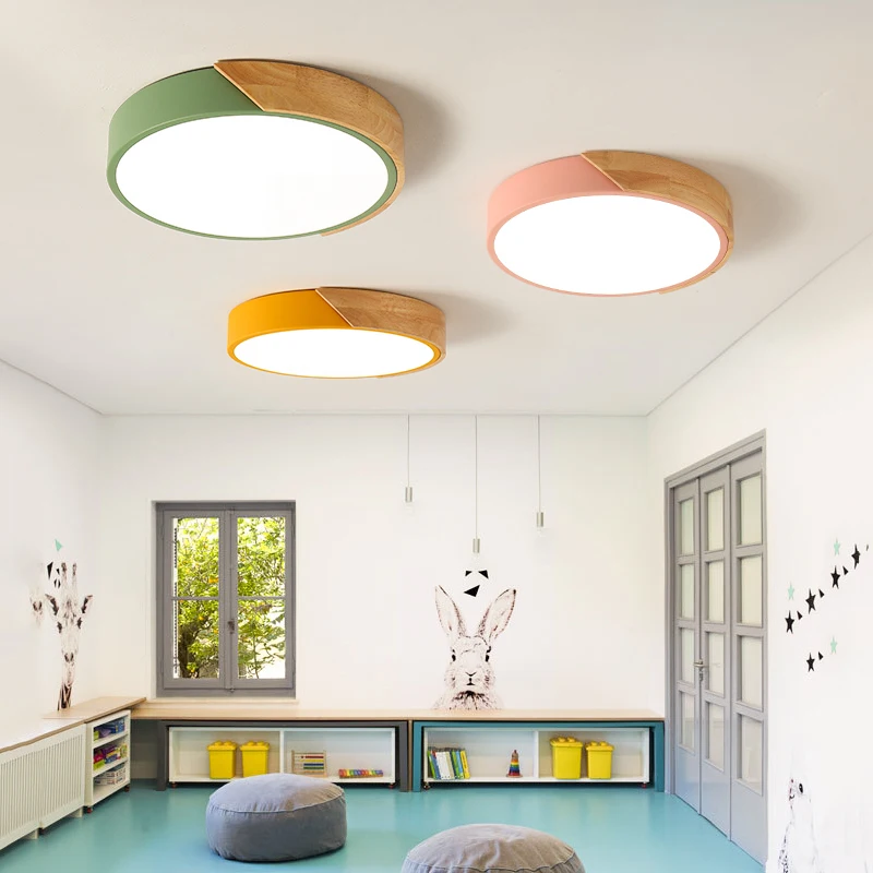 Потолочные светильники современный потолочный светильник дерево Lampara Techo