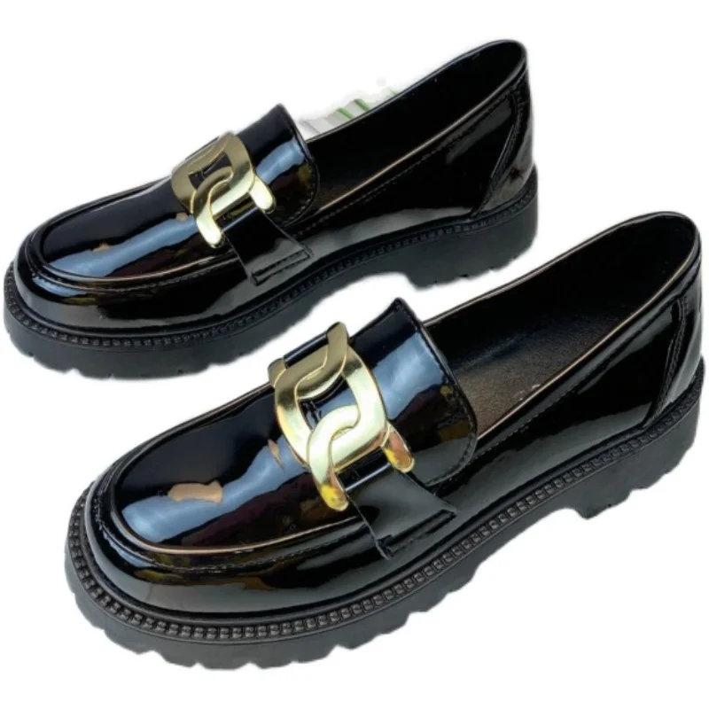 

British Style Cross Women's Shoes Casual Female Sneakers Clogs Platform Flats Round Toe Loafers With Fur Soft All-Match Oxfords