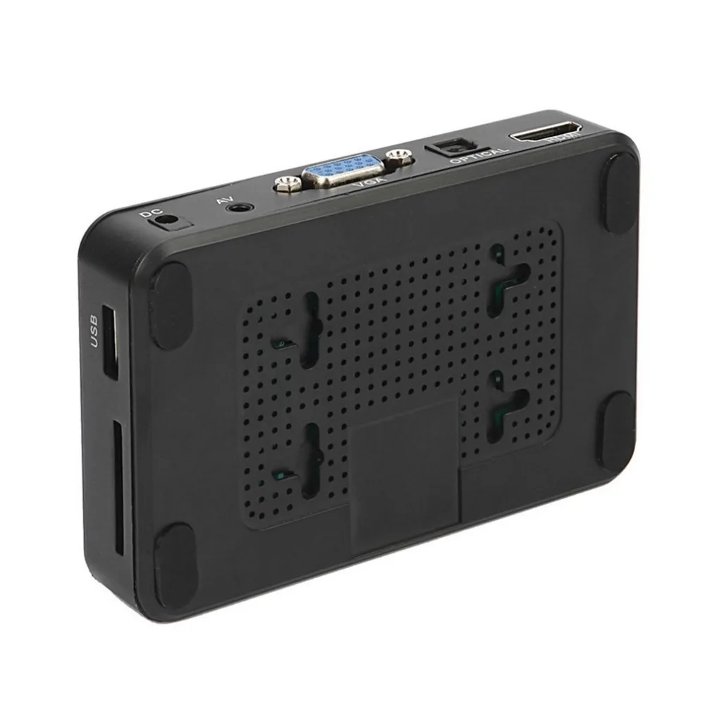 Мини портативный hdd плееры Full HD 1920x1080 HDMI VGA AV USB жесткий диск U диск SD/SDHC/MMC карты последний F10 мультимедийный плеер