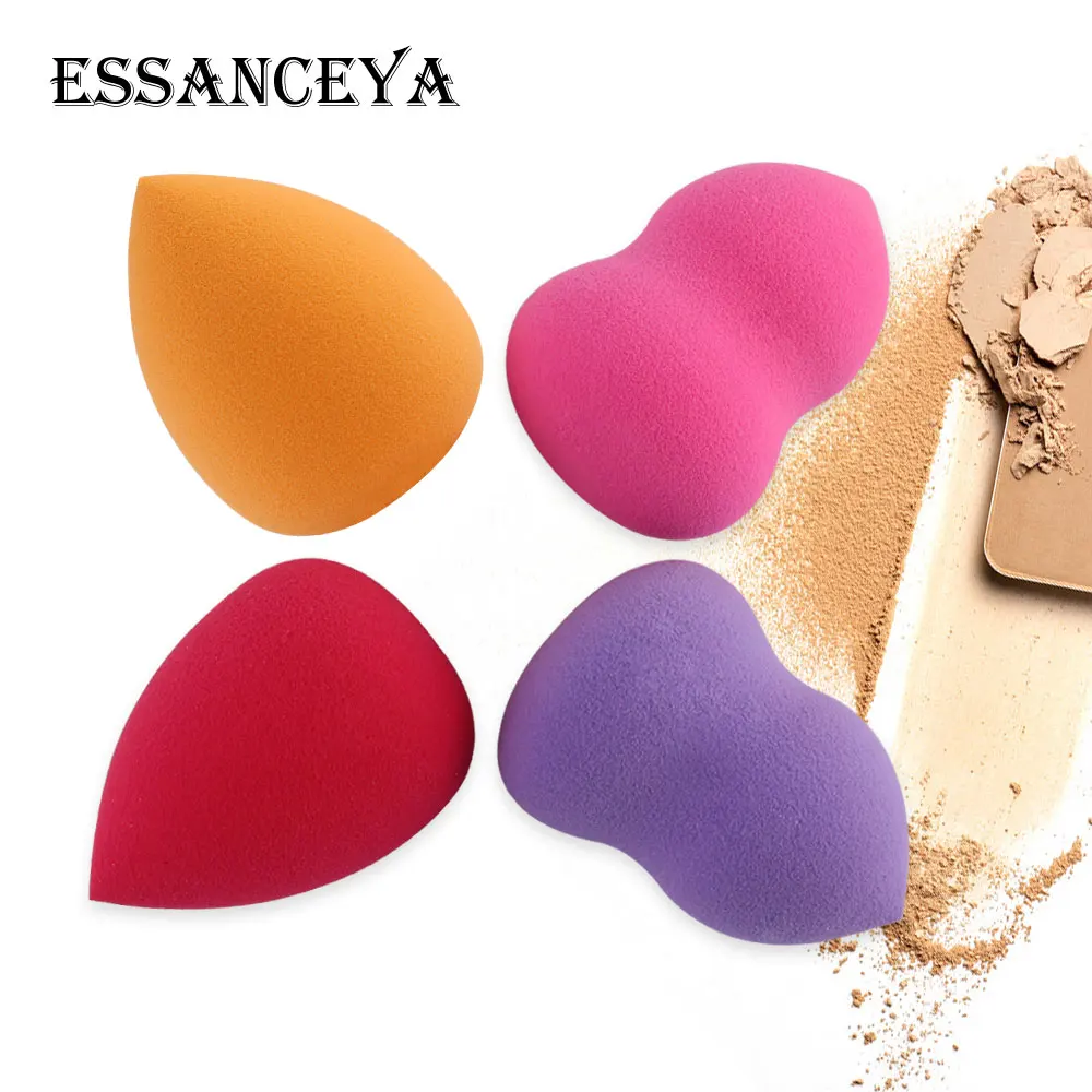 ESSANCEYA 1/2/4 шт. спонж для нанесения основы под макияж пудра профессиональная