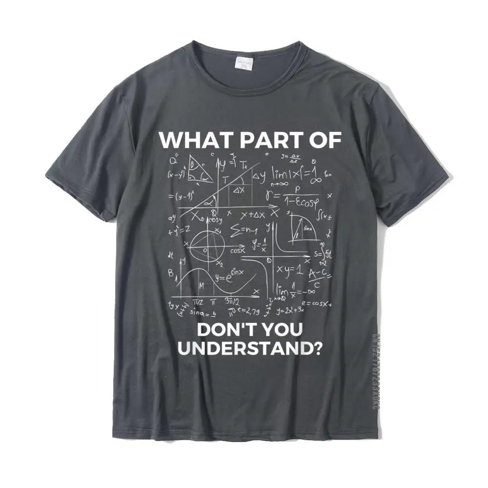Какая часть не вы понимаете-забавная футболка с математическим принтом для