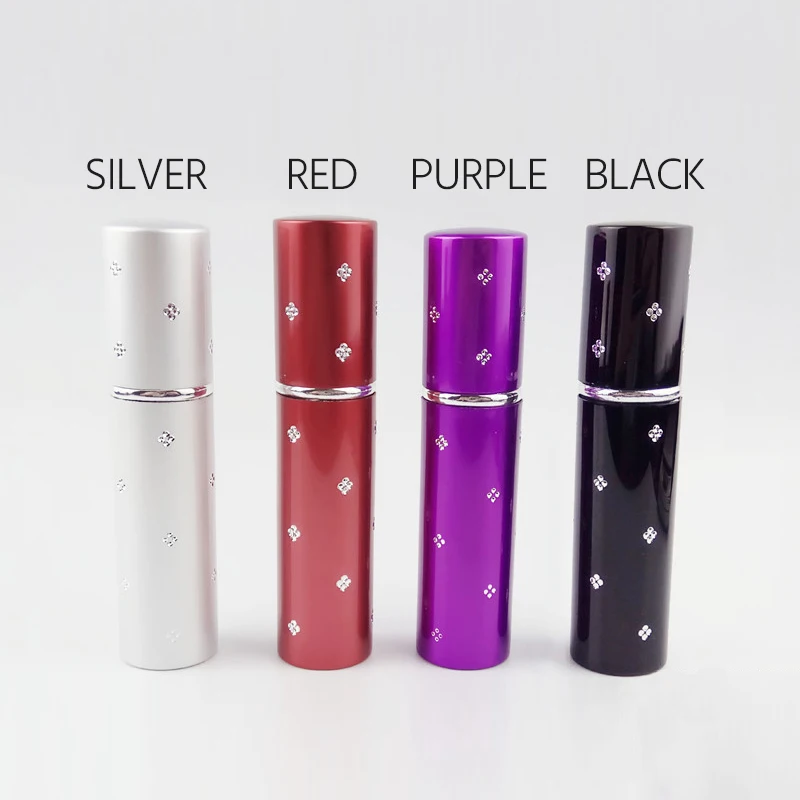 10 мл 1 шт. пустой флакон для духов с горячим насосом алюминиевый стеклянный