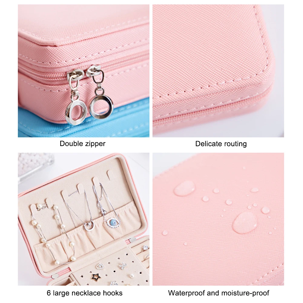 Портативный органайзер для ювелирных изделий модные серьги ожерелье кольца