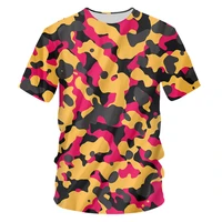 ogkb factory direct sales 3d mens t shirt military camouflage printing casual short sleeve t shirt mens clothing wholesale
