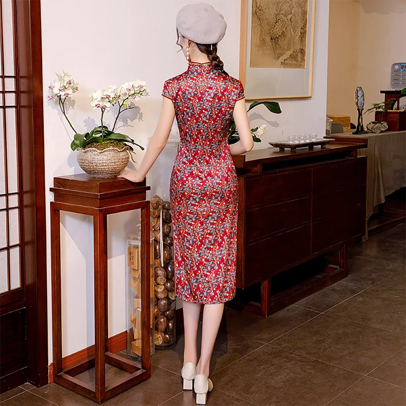Новинка весна-лето 2020 китайское ретро-платье для молодых девушек улучшенное