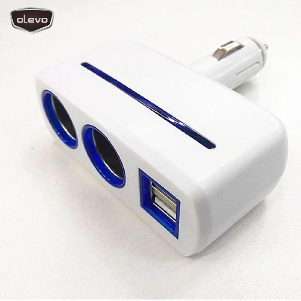 2 USB адаптер прикуриватель 12 В 24 в зарядное устройство разветвитель питания