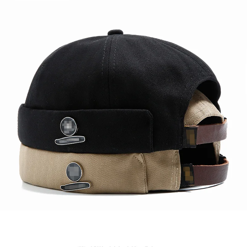 Модная Мужская Уличная Повседневная Байкерская Кепка Docker Sailor Beanie Brimless унисекс