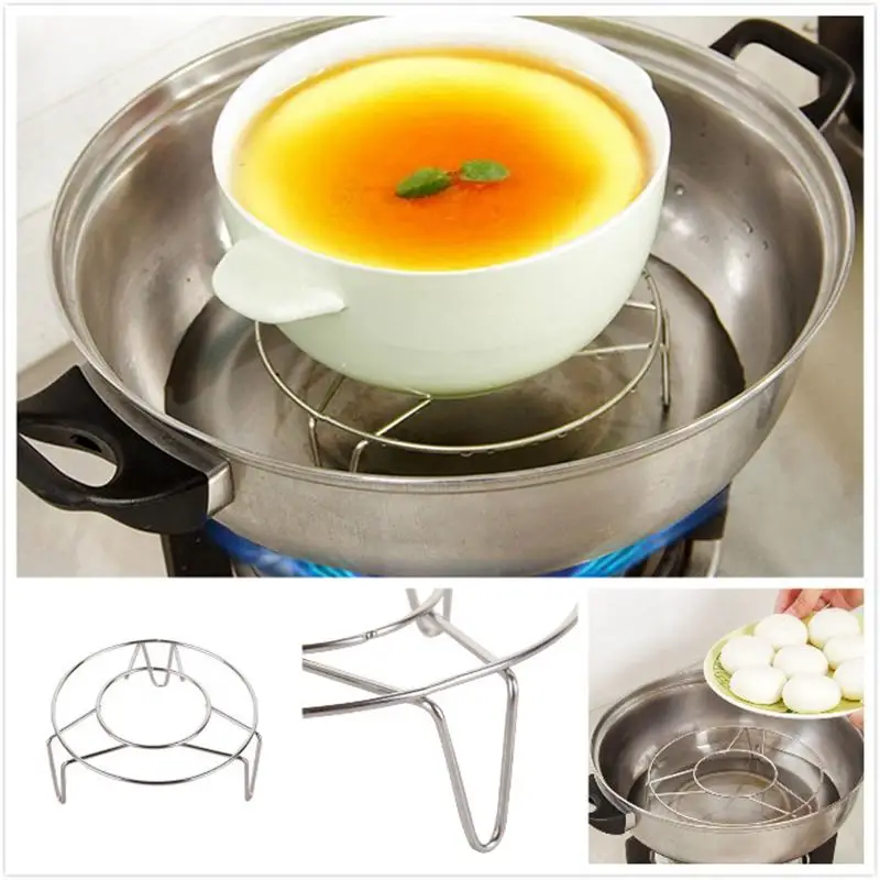 Домашняя кухня для приготовления пищи из нержавеющей стали круглая плита