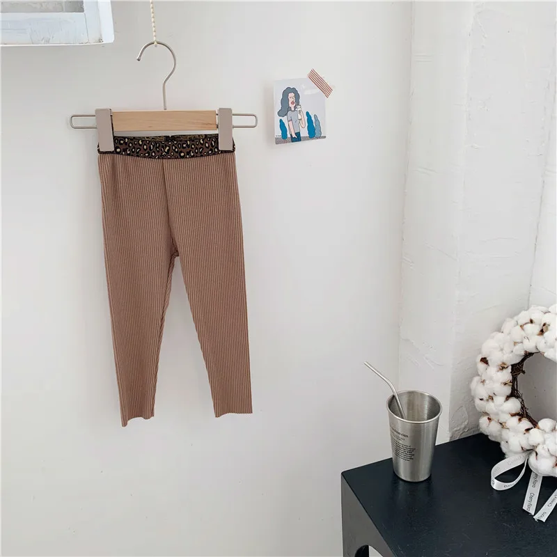 Новинка осени 2019 детская одежда в Корейском стиле леггинсы для девочек штаны