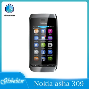nokia asha 309 refurbished original mobile phones unlocked 3 0touch screen wifi nokia asha charme 309 phone free global shipping