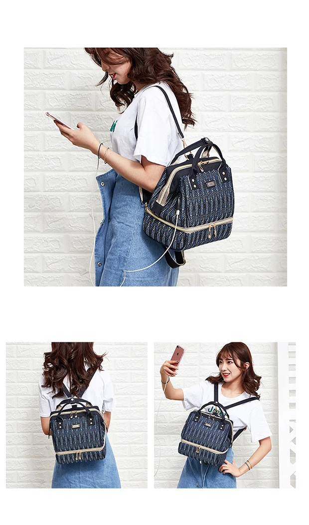 Сумка для подгузников мам сумки младенцев маленький дорожный серый Рюкзак смены