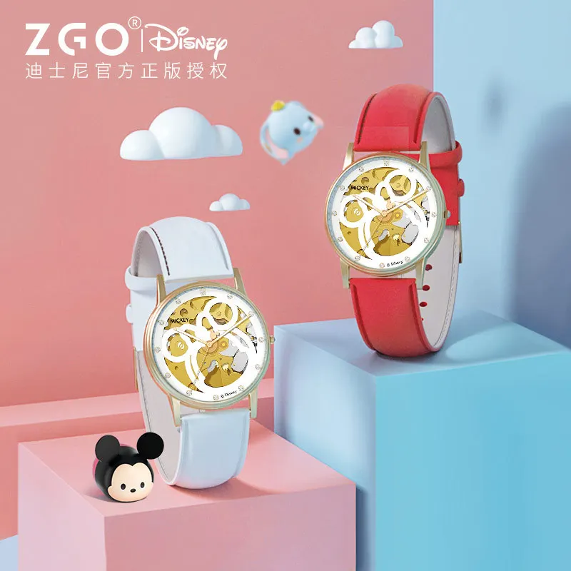

2021Disney mickey mouse Children's smart wrist digital Waterproof electronic Watches Kids Electronic clock Girls boy