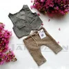 vest pants Jane Z Ann новорожденный реквизит для фотосессии мини маленький компьютер ПК+ наушники маленький костюм рабочего ребенка креативный студийный съемка аксессуары - Цвет: vest pants