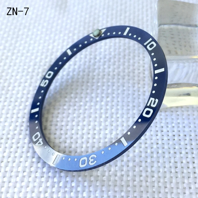 Плоская керамическая рамка 38*31 5 мм светящийся pip at 12 для Seiko SKX007 SKX009 Запчасти