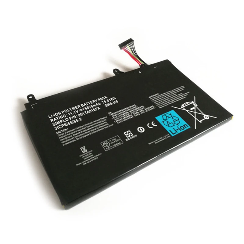 GNS I60 Новинка 6830 мАч аккумулятор для ноутбука GIGABYTE 31CP6/55/85 2 P35G V2 P35X V3 P37X V5 P57W P57X V6 P35K