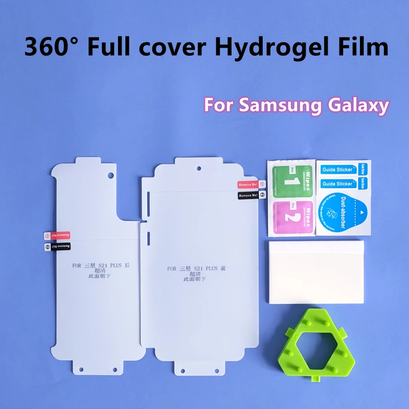 

360° Full Cover Hydrogel Film For Samsung Galaxy S21 Plus Ultra Screen Protector For SAM S8/S9/S10 Plus/S10E/S20 Note10/20 TPU