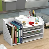 magazine holder newspaper rack stationery storage box desk organizer for document letter file tray home office school supplies