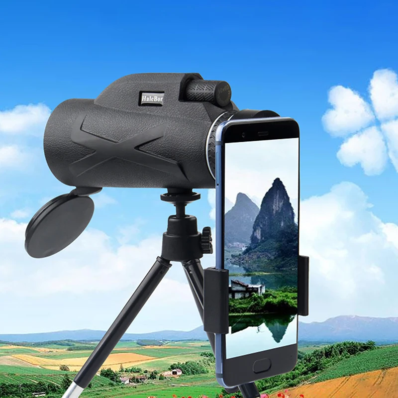 

ZK40 80x100 HD Telescope Monocular Spyglass Powerful Binoculars Professional Weak Night Vision Zoom Hunting Spotting Scope Camp