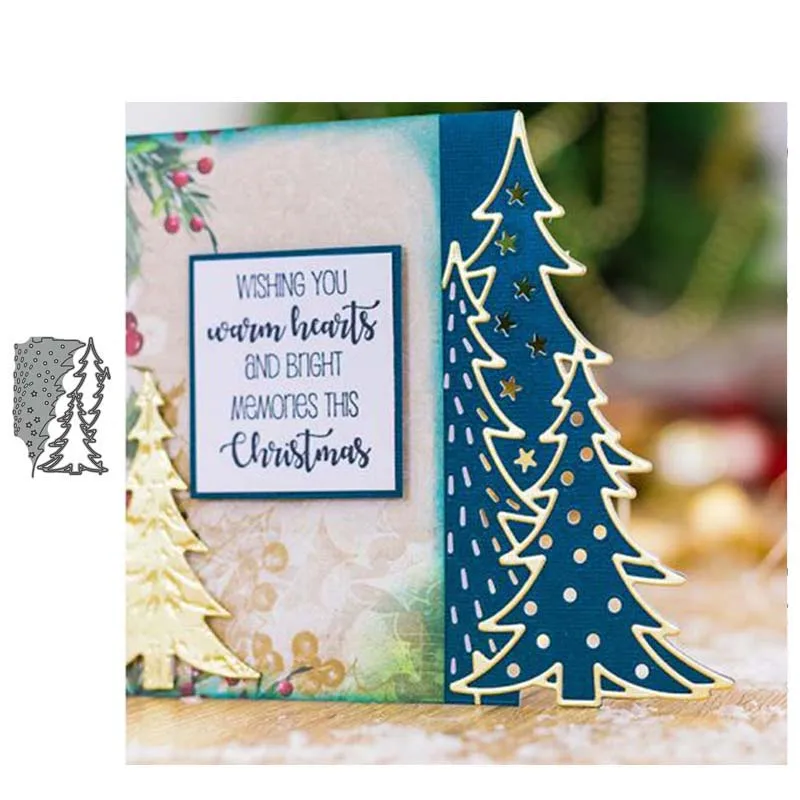 JC Рождественская елка нового дизайна металлический Трафаретный вырубной штамп