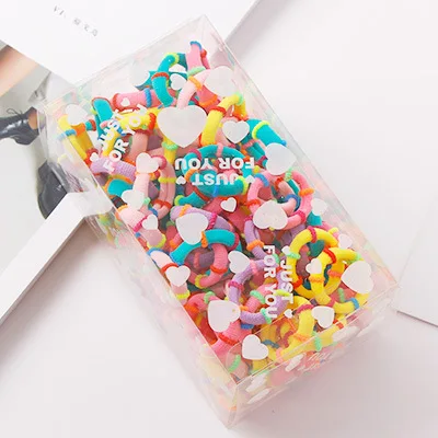 Резинка для укладки волос в конский хвост 100 шт./комплект | Аксессуары одежды