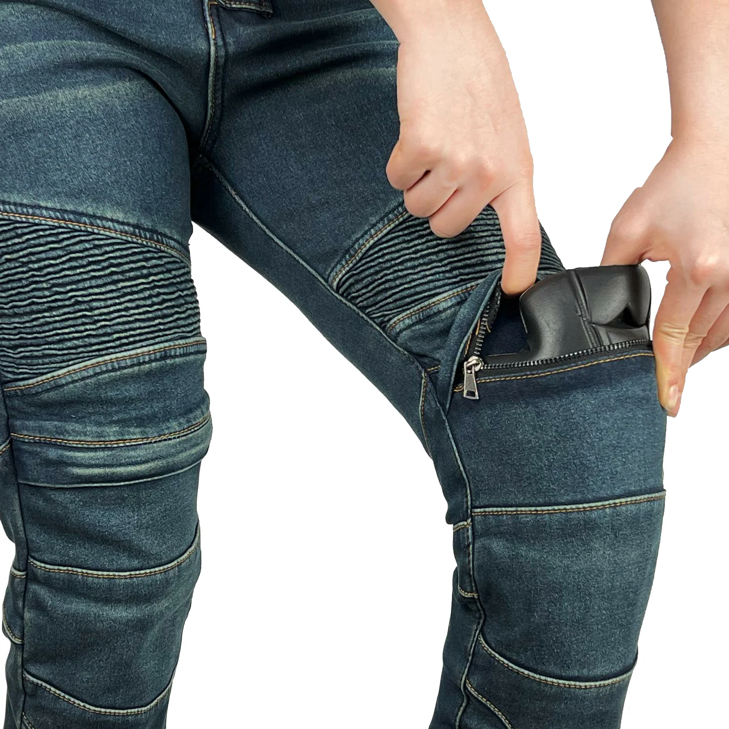 Женские мотоциклетные штаны для верховой езды зимние Бархатные джинсы