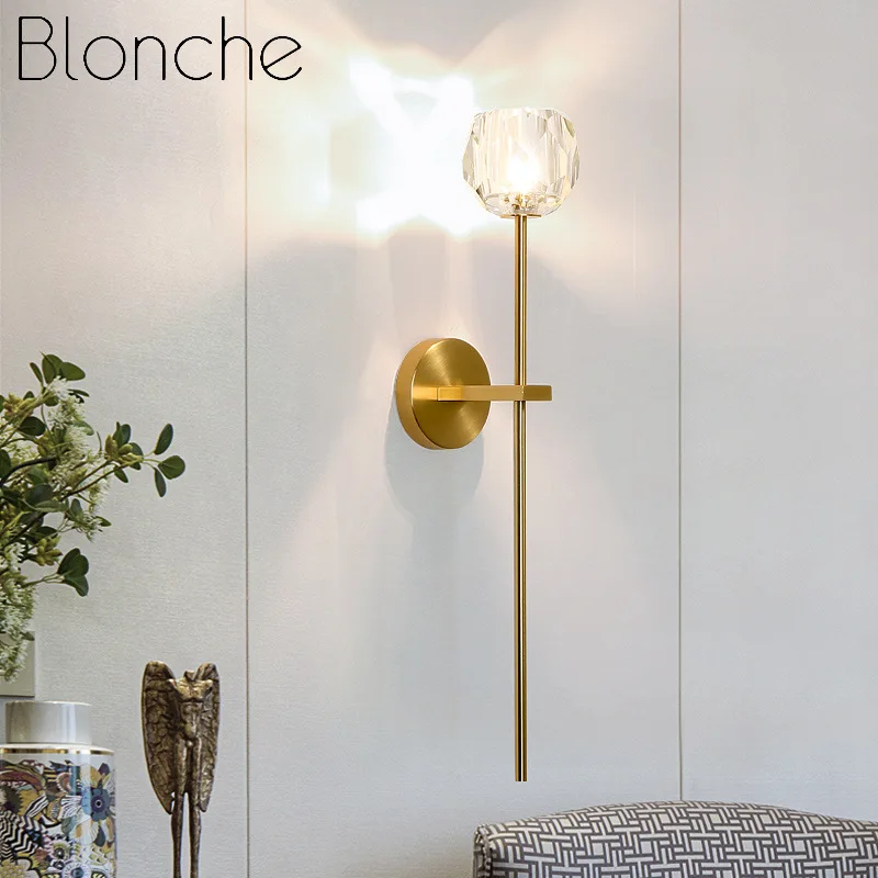 Настенный светильник светодиодный с кристаллами|Комнатные настенные LED -лампы| |