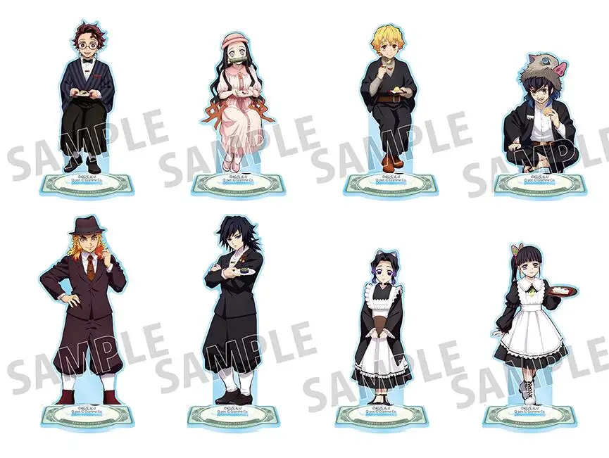 

Anime Demon Slayer Kamado Tanjirou Agatsuma Zenitsu Acrylic Figure Stand Display Model Plate Cosplay Decor Suits Series Gifts