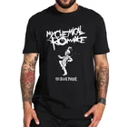 Романтичная футболка My Chemical, черная парадная футболка, панковская группа, 100% хлопок, мягкие высококачественные футболки