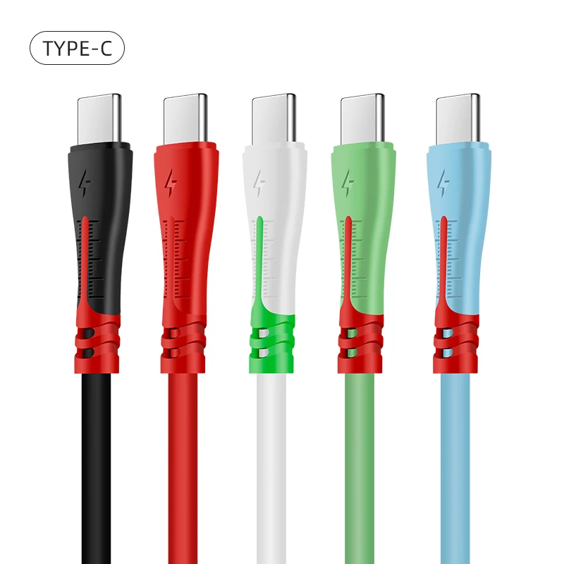5А жидкий силикон USB Type C кабель для Huawei Mate 40 Pro P40 Супер зарядный типа передачи