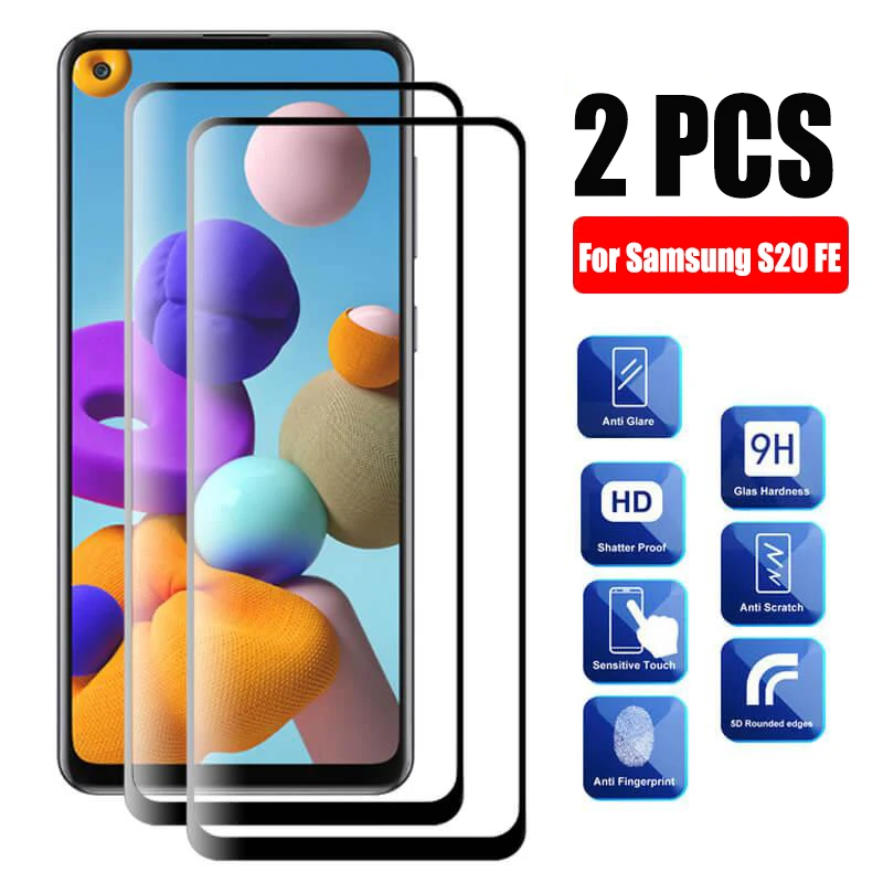 

Защитная пленка для экрана из закаленного стекла для Samsung Galaxy S20 FE, 9H