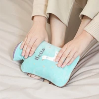 japan hot water bottle reusable hand warmer female bag bottles for girls cute kawaii belly plush warming products household home