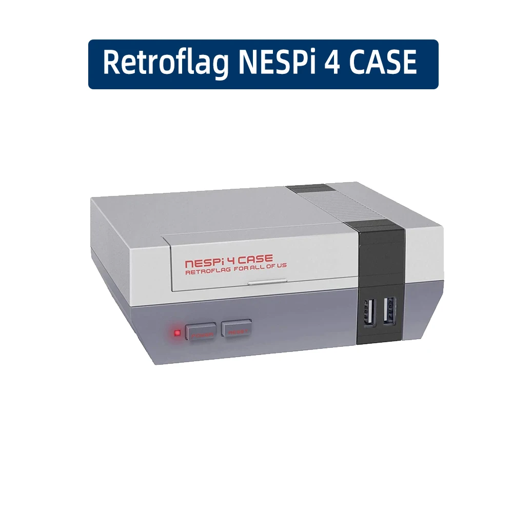 Чехол для Raspberry Pi 4 Retroflag NESPi4 с 2 5 дюймовым SSD картридж NES безопасным отключением