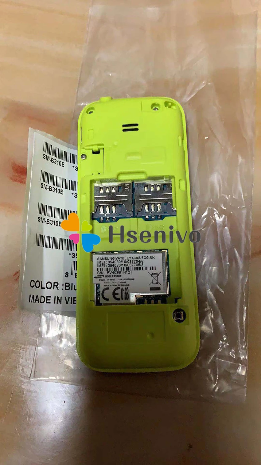 B310E разблокированный мобильный телефон samsung Guru Music 2, две sim-карты, мобильный телефон, английская/Русская клавиатура