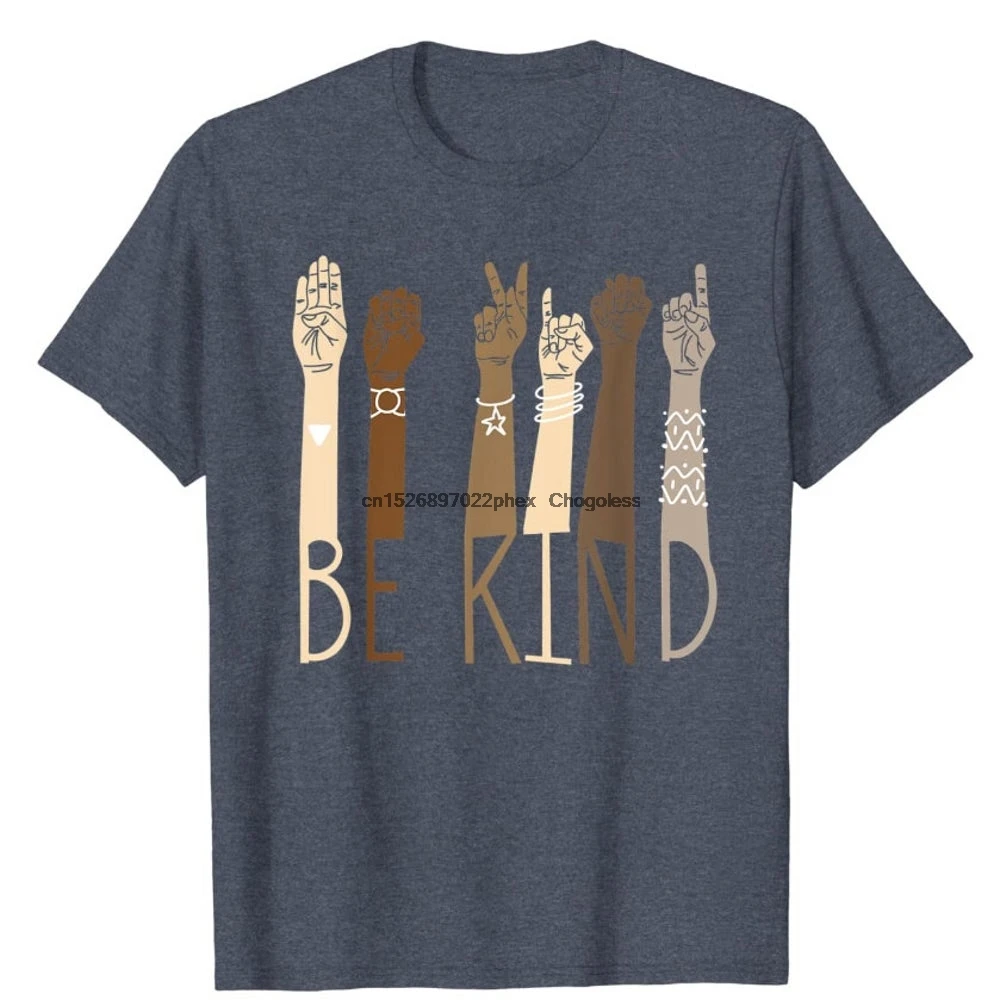 Be Kind надпись язык ручной разговор учитель переводчик ASL футболка |