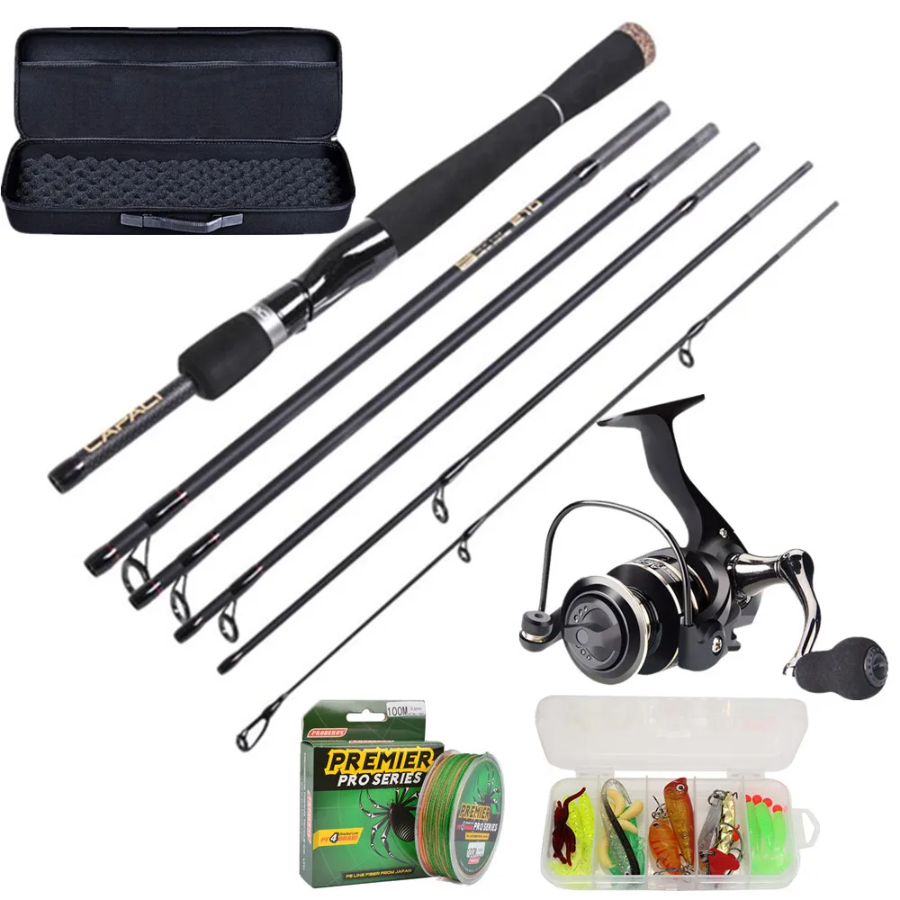 Полный комплект для рыболовной удочки и катушки наборы рыболовных снастей