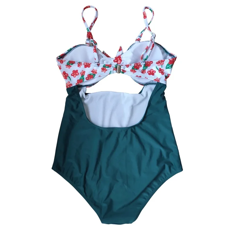 

2021 Sexy Swimsuit High Waist One Piece Multi Color Printed Pregnant Woman Swimsuit