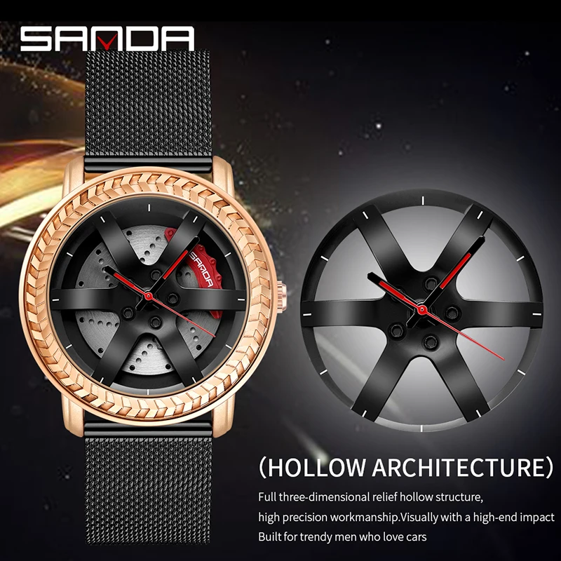 Часы наручные BASID Мужские кварцевые модные спортивные брендовые Роскошные