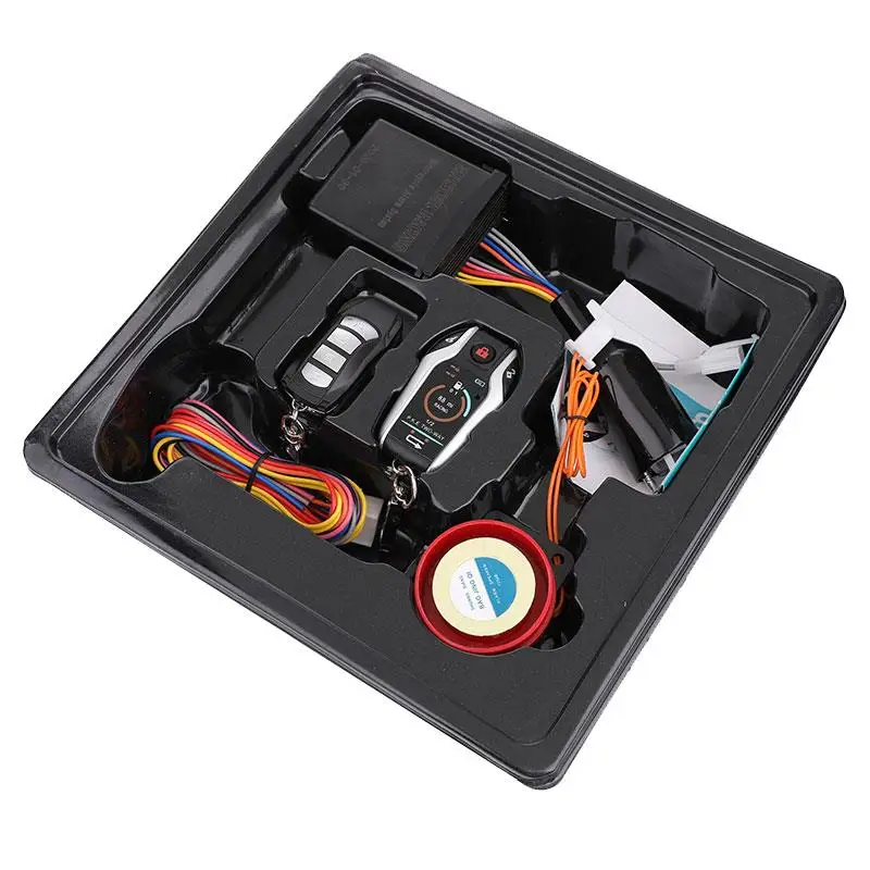 

NEW 2020 300M Alarm 12V Control Engine Start Motor Anti-Theft Alarm Universal Motorcycle Auto Anti-Theft Alarm Bidirectional PKE