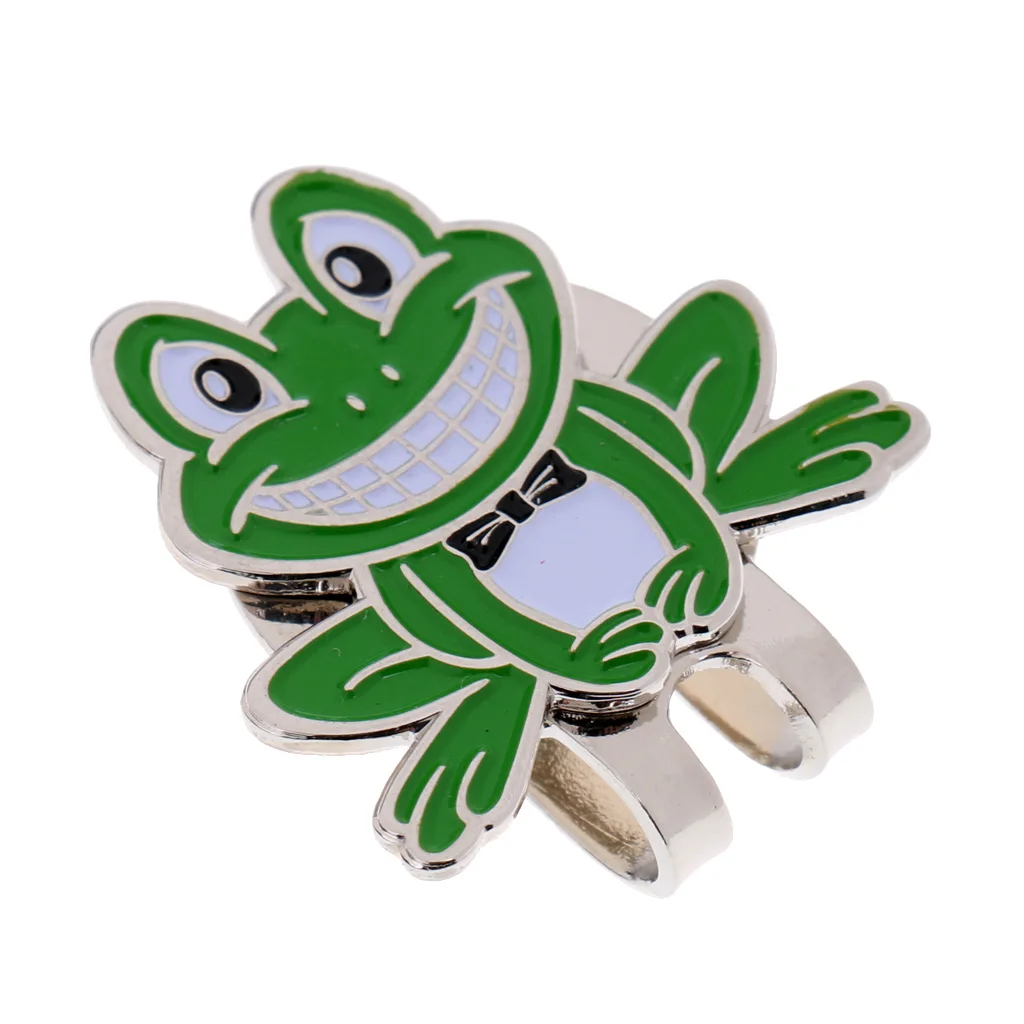 

Новинка, спортивный маркер для гольфа Frog, с креплением для шапки, Рождественский подарок